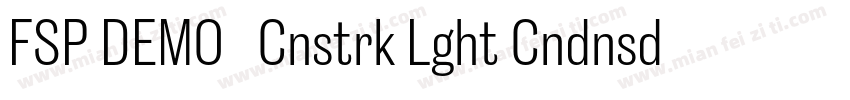 FSP DEMO   Cnstrk Lght Cndnsd Regu字体转换